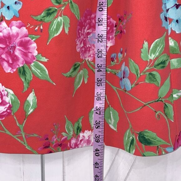 Jessica Howard Floral Shift Dress 3/4 Flutter Bell Sleeve Size 20W - Picture 8 of 11